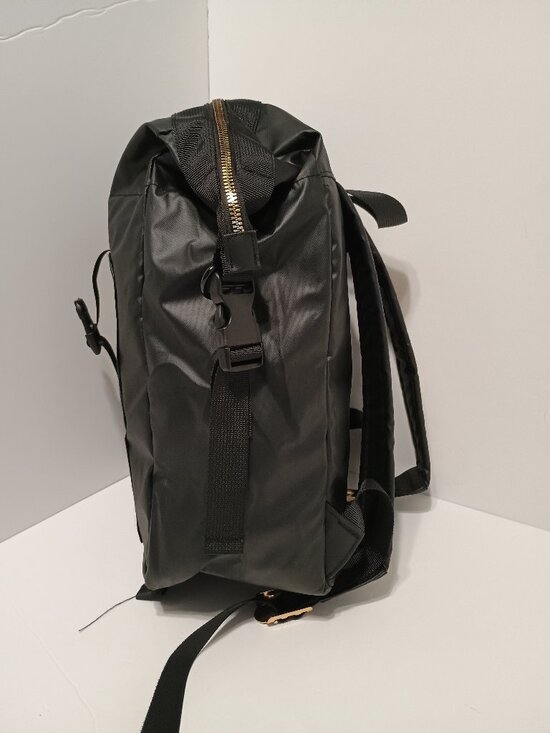 Versace Black Gold Greek Key Backpack Travel Bag main image 7